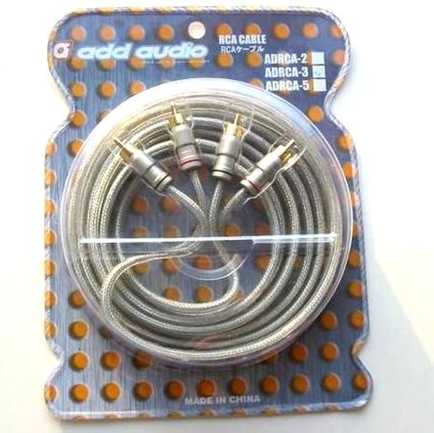 RCAオーディオケーブル 編組シールド RCA シールドケーブル - アークヒル カーオーディオパーツ